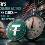 Tether’s US Exchange Access Is on the Clock — and the GENIUS Act Is Holding the Stopwatch